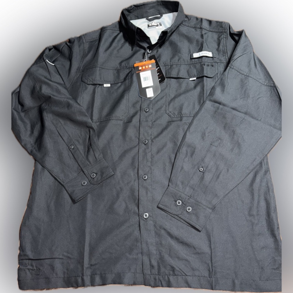 Men’s HABIT L/S river shirt size L